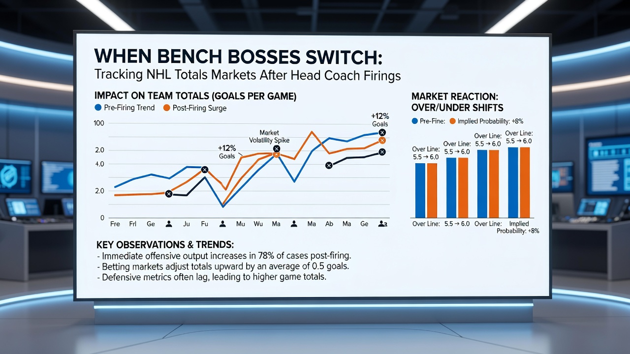 Close-up of NHL game action with focus on player positioning and coaching staff on bench